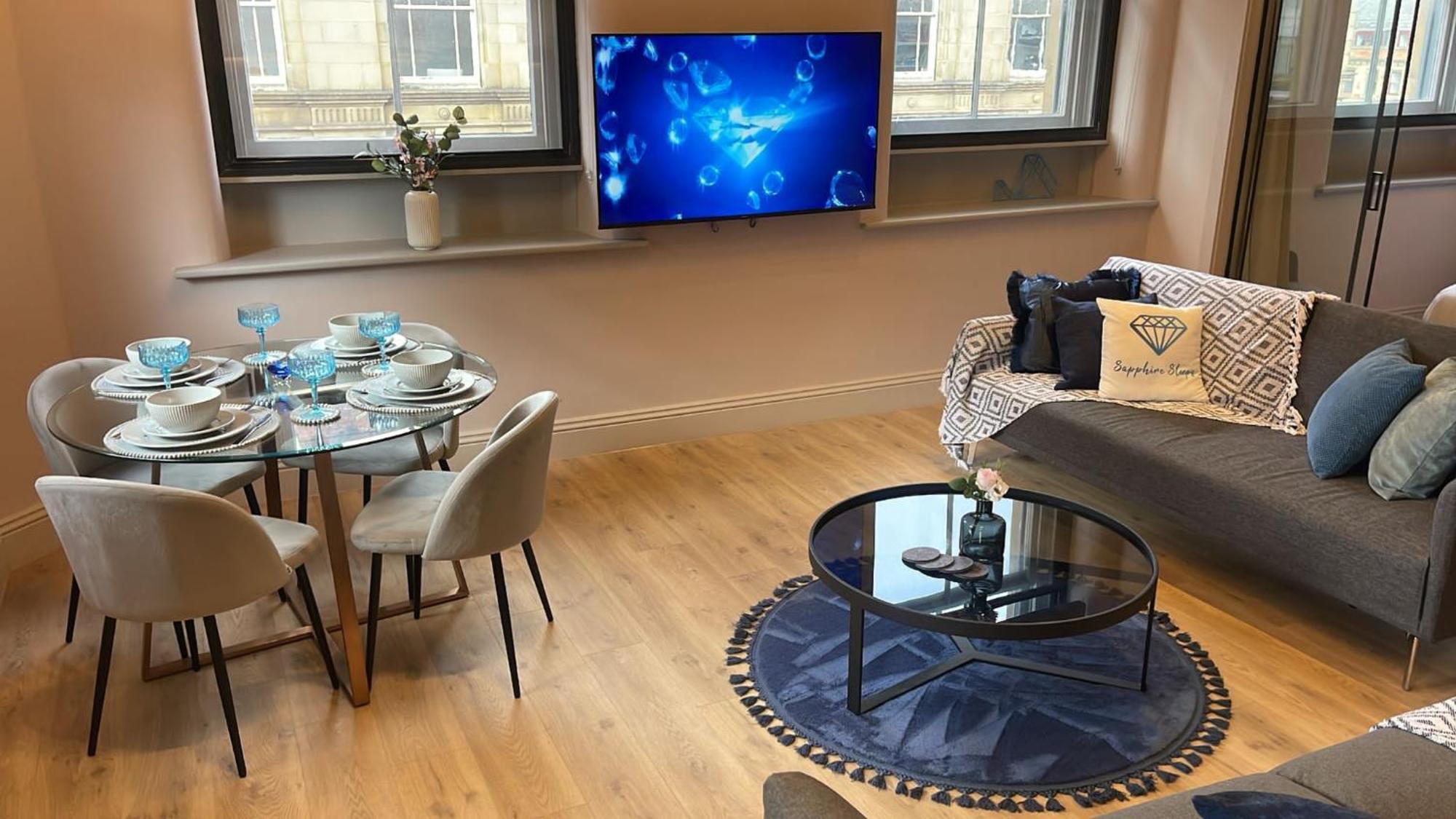 M1 City Centre 3 Bed 3 Bath Luxe Penthouse Manchester Exteriör bild